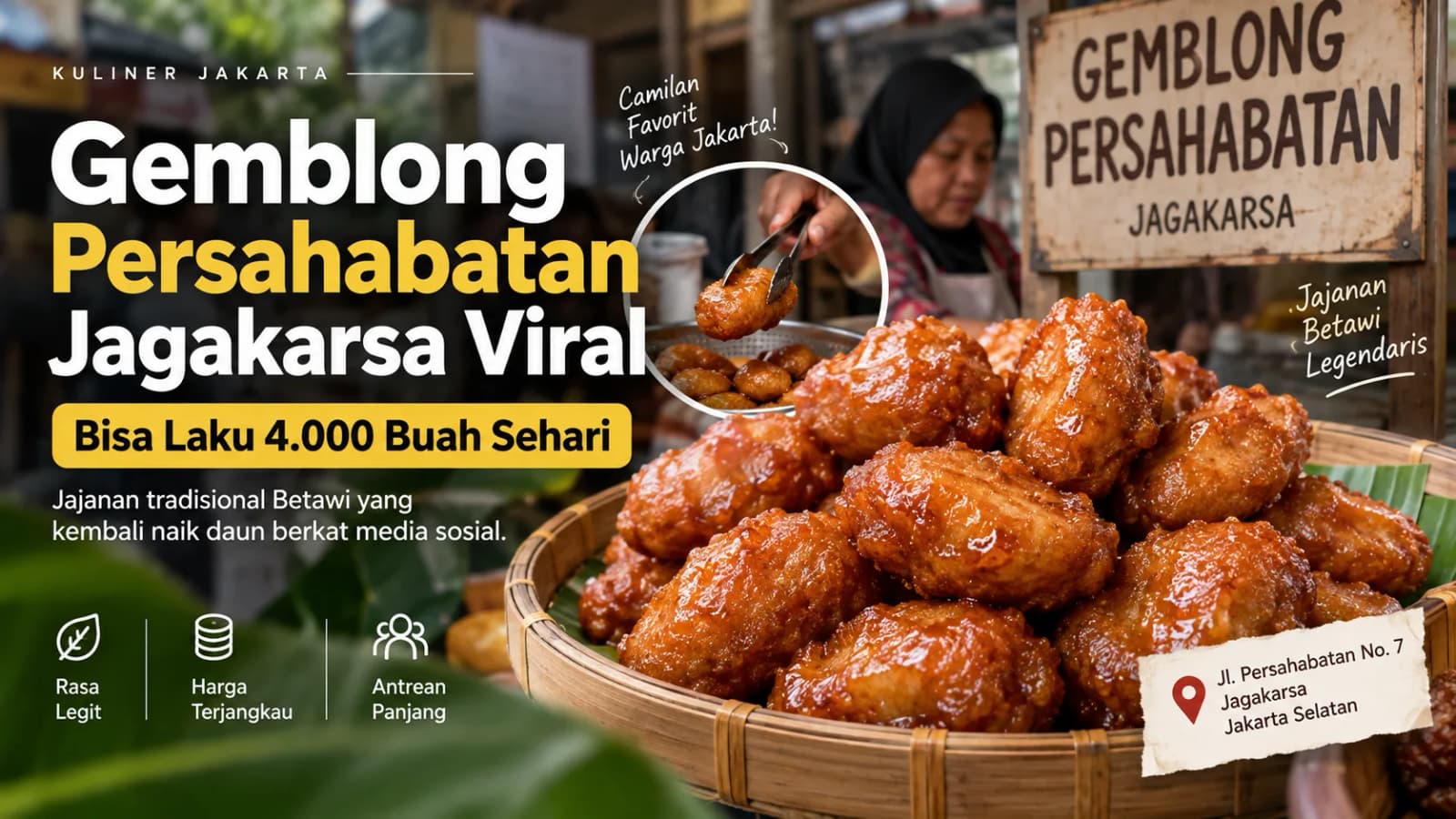 Fenomena Gemblong Persahabatan Jagakarsa: Ketika Tradisi Tua Menang di Pasar Viral